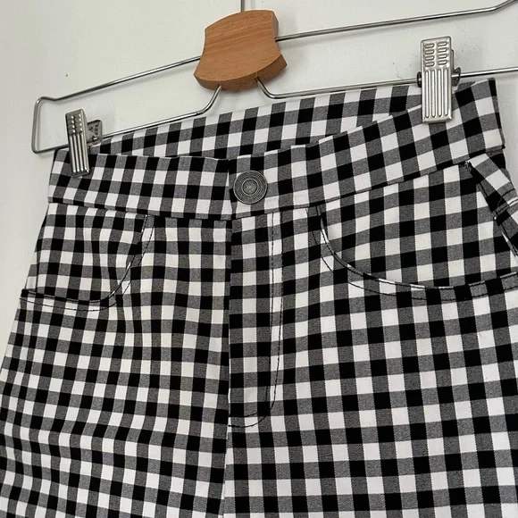 Gingham Free People Pants - Picture 2 of 4